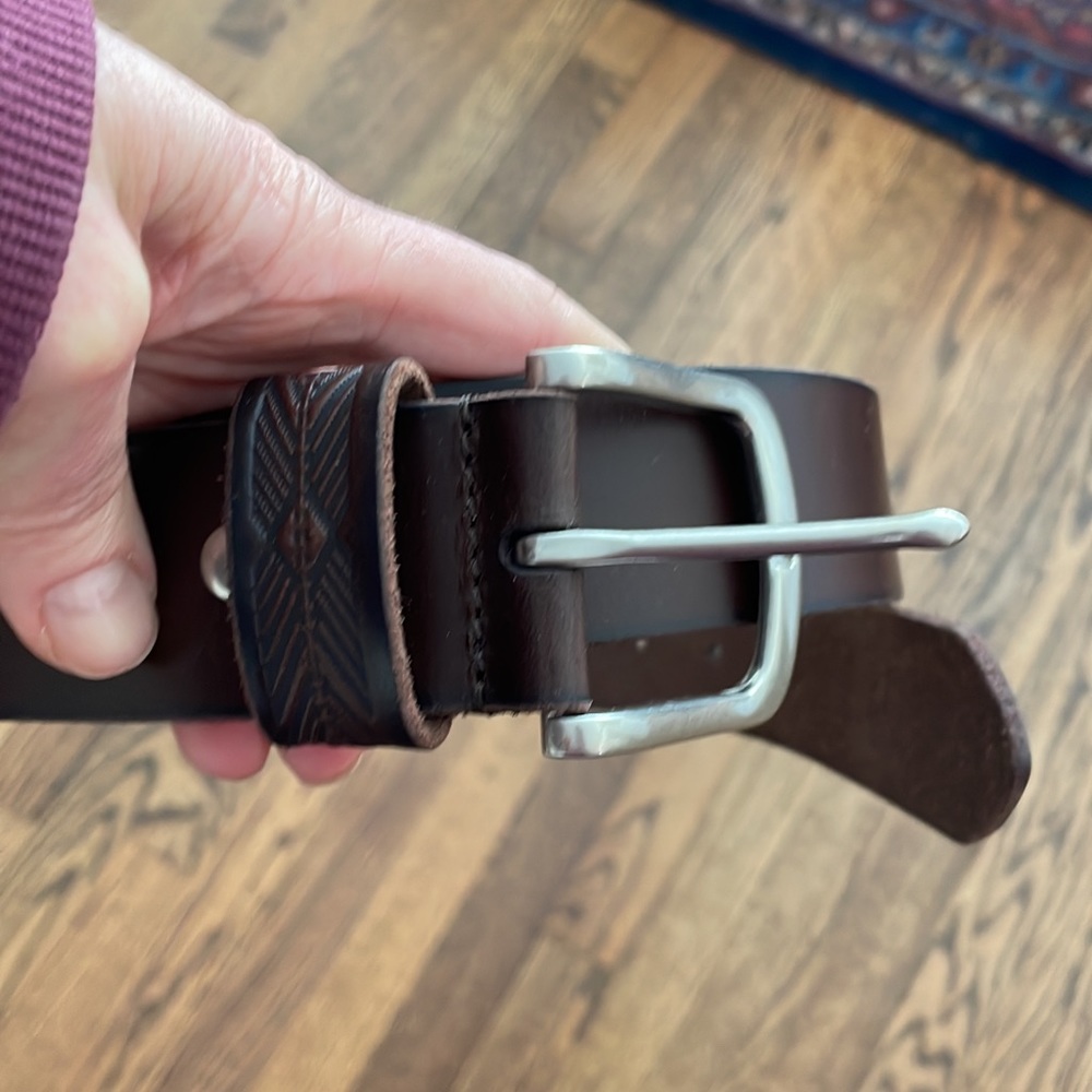 New Lucky Brand leather belt. Size 38